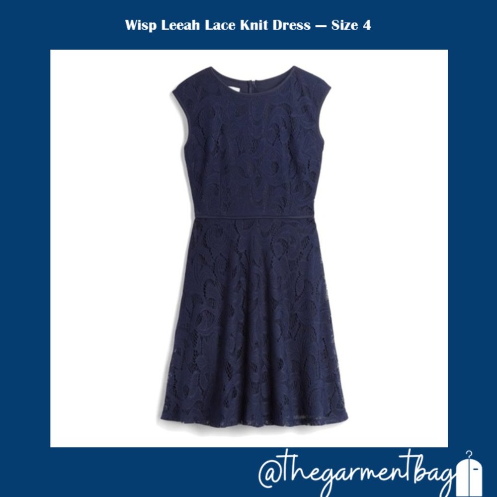 wisp Leeah Lace Knit Dress - NWT